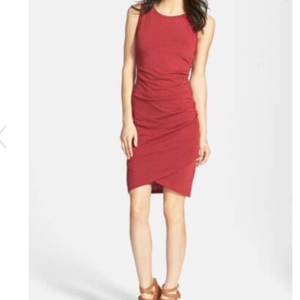 Ruched Bodycon Tank Dress